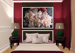 Paintings for bedroom interior flowers