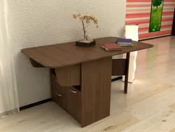 Стол книжка в интерьере гостиной