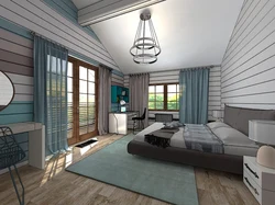 Bedroom interior imitation