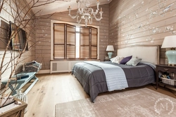 Bedroom interior imitation