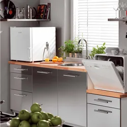 Dishwasher in the kitchen interior