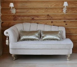 Ottoman in the living room photo
