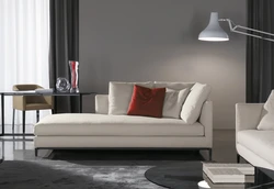 Ottoman in the living room photo