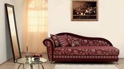Ottoman in the living room photo