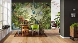 Nature in the kitchen interior