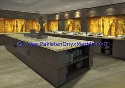 Оникс в интерьере кухни