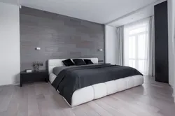 Bedroom design dark laminate