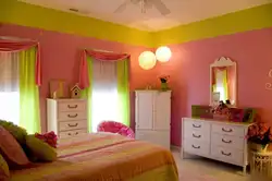 Color combination in the interior of a children's bedroom