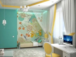 Color Combination In The Interior Of A Children'S Bedroom