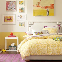 Color combination in the interior of a children's bedroom