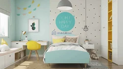 Color combination in the interior of a children's bedroom