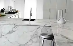 Белый Гранит В Интерьере Кухни