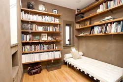 Book racks in the bedroom photo