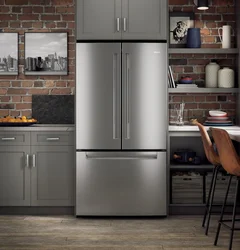 Haier refrigerator in the kitchen interior