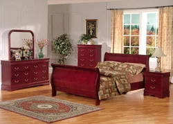 Bedroom design mahogany