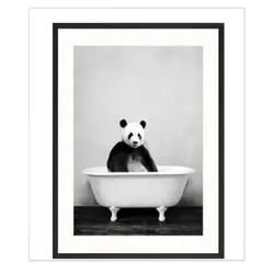 Posters in the bathroom photo