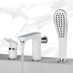 Mortise mixer for bathtub photo