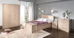 Спальня белый дуб интерьер