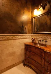 Венецианская штукатурка в ванне фото