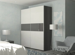 Gray Wardrobe In The Bedroom Photo