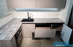 Cedar countertop photo for kitchen