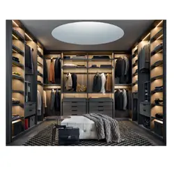 Dressing room on one wall photo
