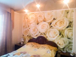 The Whole Bedroom Is Covered In Roses Photo