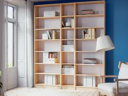 Bedroom with bookcase photo