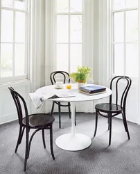 Chairs for white kitchen photo