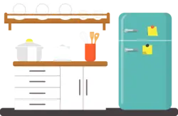 Kitchen vector photo