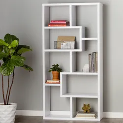 Bookcase in the bedroom photo