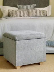 Bedside Ottoman For Bedroom Photo