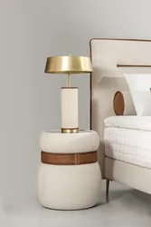 Bedside Ottoman For Bedroom Photo