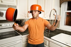 Photo of a man in the kitchen