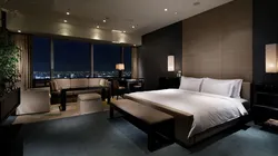 Photo Of A Bedroom At Night