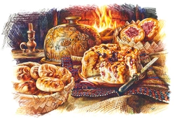Орыс фотодағы ас үй