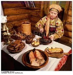 Kitchen in russian photo