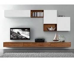 Hanging living room photo