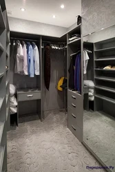 Dressing Room In Gray Design