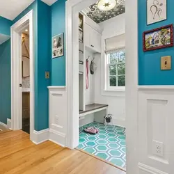 Turquoise hallway photo