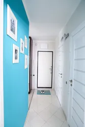 Turquoise hallway photo