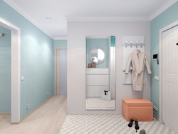 Turquoise hallway photo