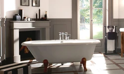 Bathtubs with claw feet photo