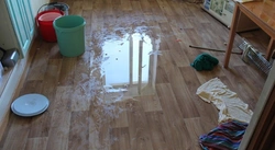 Flooded kitchen photo