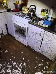 Flooded kitchen photo