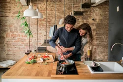Husband in the kitchen photo