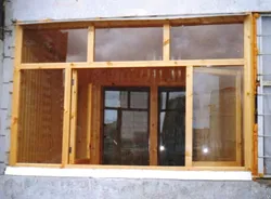 Photo of frames on the loggia