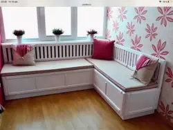 Photo of a bench in the kitchen