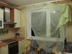 Photo Tulle Mesh For The Kitchen Photo