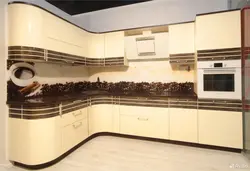 Photo of a kitchen with combined facades photo